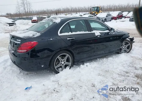 2017 Mercedes-Benz C 300 Sport 4Matic from USA, damaged, VIN 55SWF4KB4HU195451